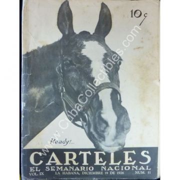 Carteles, edicion 19 de diciembre 1926, Revista cubana