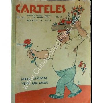 Carteles, edicion 25 de marzo 1928, Revista cubana
