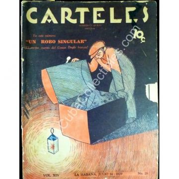 Carteles, edicion 14 de julio 1929, Revista cubana