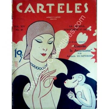 Carteles, edicion 17 de noviembre 1929, Revista cubana