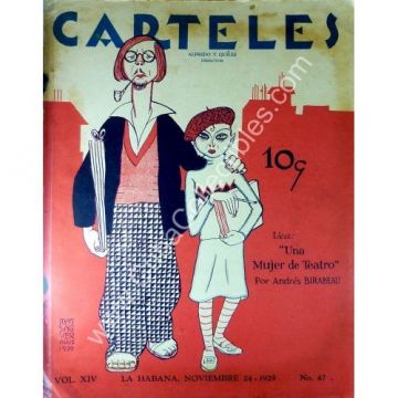 Carteles, edicion 24 de noviembre 1929, Revista cubana