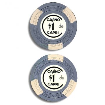 Casino Capri chip $ 1 - Grey MINT