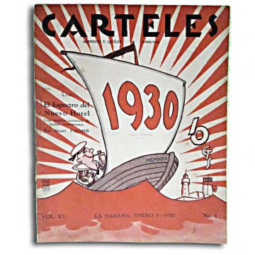 Carteles, edicion 5 de enero 1930, Revista cubana