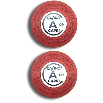 Casino Capri chip A - Red