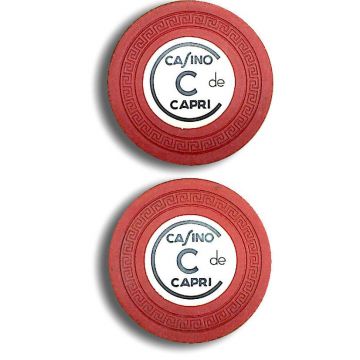 Casino Capri chip C - Red