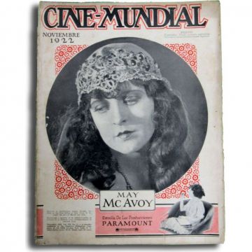 Cine Mundial, revista mensual, noviembre de 1922