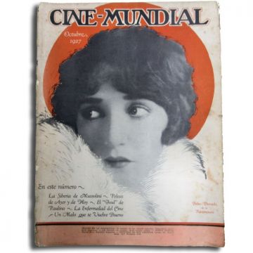 Cine Mundial, revista mensual, Octubre de 1927