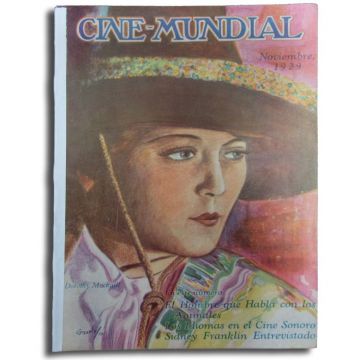 Cine Mundial, revista mensual, Noviembre de 1929