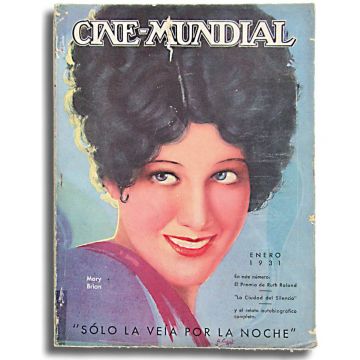 Cine Mundial, revista mensual, enero de 1931
