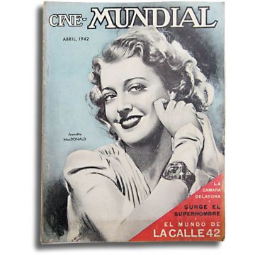 Cine Mundial, revista mensual, Abril de 1942