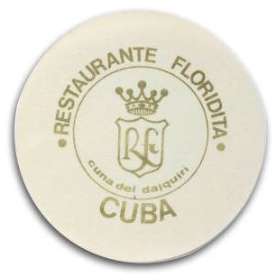 Coaster, Bar-Restaurant Floridita b, Habana, Cuba
