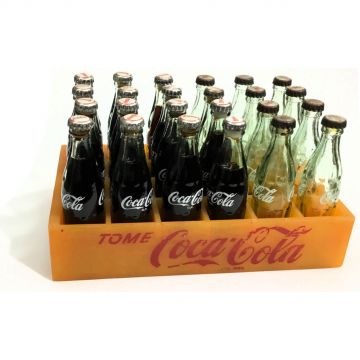 Bottle Coca Cola Mini bottles-mini crate-24