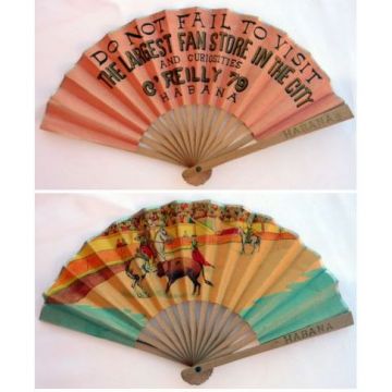 Folding Advertising hand fan from Fan Store, O'reilly 79