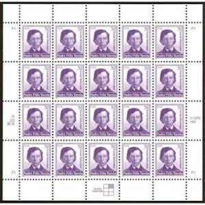 1997 full sheet of 25 U.S. Stamps honoring Father Felix Varela