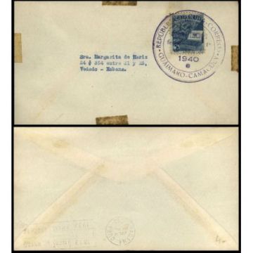 First Day Cover Stamp the Constitucion Cuba 1940-07-02 b