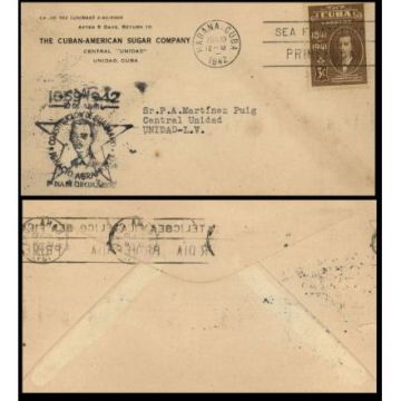 First Day Cover Stamp Agramonte, Cuba 1942-04-10