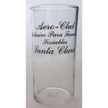 Advertising glass Aereo Club, early 50's