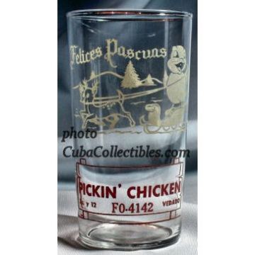 Advertising glass Pickin Chicken