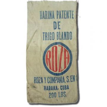 Saco de harina patente de trigo blando Roza 200 libras