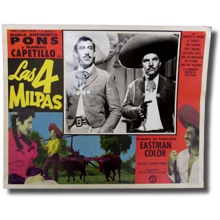 Vintage Cuba Movie Lobby Cards > Las 4 Milpas Movie Lobby Card, escena ...
