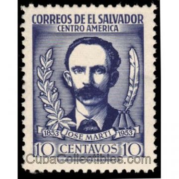1953 El Salvador 10 Cents. Scott Cat. # 633 NEW