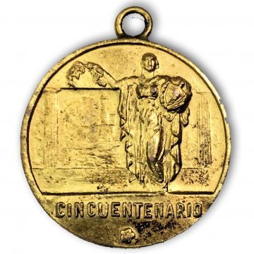 Medalla cubana, dos lados a relieve