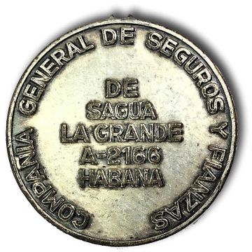 Medalla cubana, Cia General de Seguros Sagua