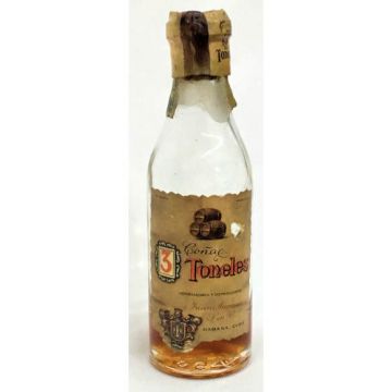 Vintage Cuban Miniature liquor bottle 3 Toneles