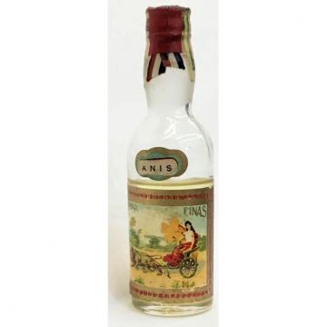 Vintage Cuban Miniature liquor bottle Crema Fina Anis