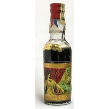 Vintage Cuban Miniature liquor bottle Crema Fina Cafe