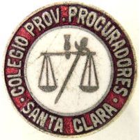 Association - Colegio de Procuradores de Santa Clara, Cuban Pin