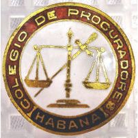 Association - Colegio de Procuradores HABANA Cuba Pin