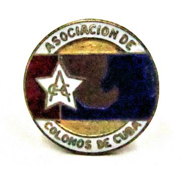 Association - Asociacion de Colonos de Cuba, Pin