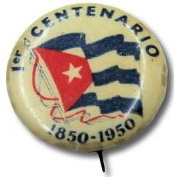 Flag - Centenario Cuban Flag, Pin