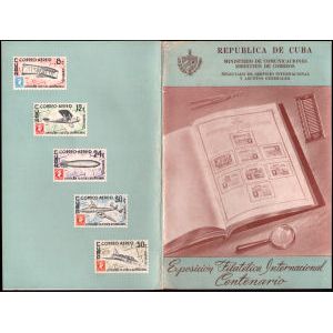 1955 Philatelic sheet, Centenario Exposicion Filatelica