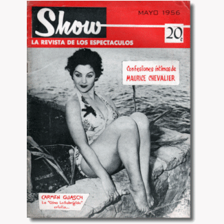 Show vintage Cuban magazine/revista Spanish, pub in Cuba - Edition: 1956-05