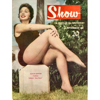 Show vintage Cuban magazine/revista Spanish, pub in Cuba - Edition: 1958-09
