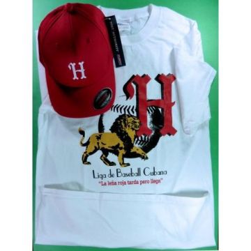 Habana Leones Cuban Baseball T-Shirt and Cap