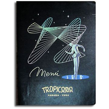 Tropicana Menu, Elegant Cover plus 12 pages